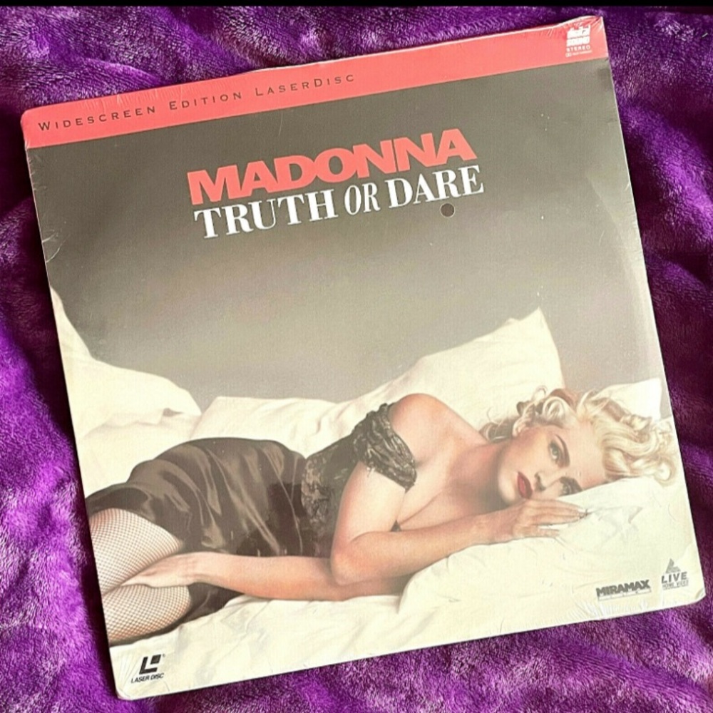 🆕 MADONNA ~ TRUTH OR DARE ~ LASER DISC ~ 1991 WIDESCREEN EDITION ~ RARE VINTAGE